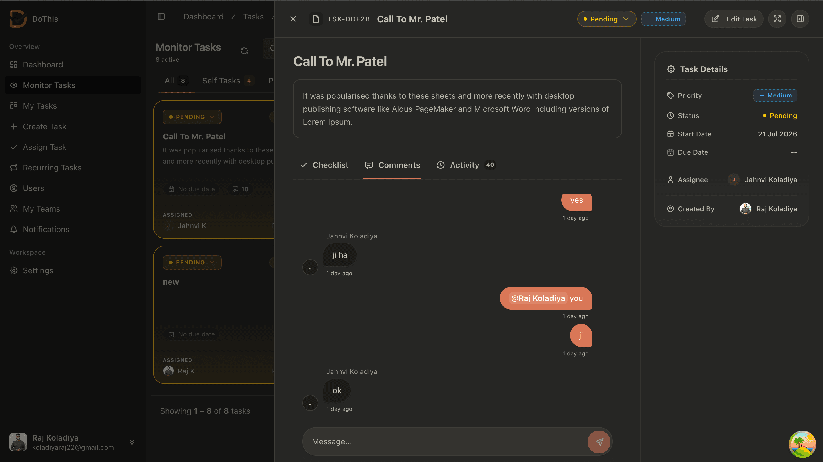 Manager Dashboard